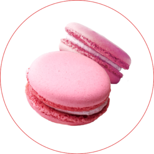 Macarons Rosados x 12